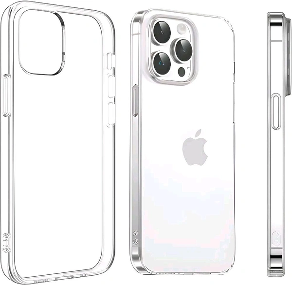 Keephone Crystal Clear Transparent Slim Hard Back Cover for iPhone 16 Series - iPhone 16