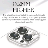 Keephone Crystal Clear Transparent Slim Hard Back Cover for iPhone 13 Series - iPhone 13 Pro Max