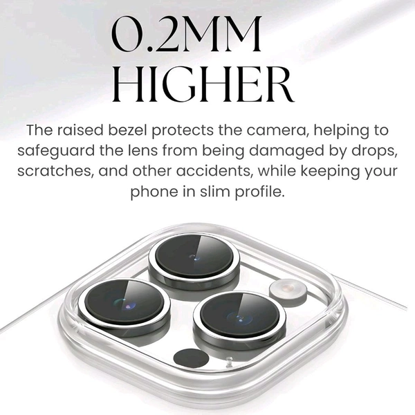 Keephone Crystal Clear Transparent Slim Hard Back Cover for iPhone 13 Series - iPhone 13 Pro Max