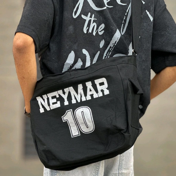 Vintage High-capacity Canvas Slouchy Tote Bag | Ultra Sporty Messenger Sling Bag For Multipurpose Use - SRF1
