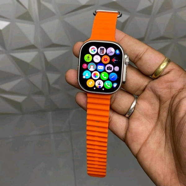 Watch Ultra S18 Model CD10 Add Dynamic Island, 360 camera + 4G sim watch Dual camera, 2GB And 32GB Storage 