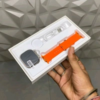 Watch Ultra S18 Model CD10 Add Dynamic Island, 360 camera + 4G sim watch Dual camera, 2GB And 32GB Storage 