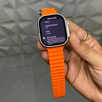 Watch Ultra S18 Model CD10 Add Dynamic Island, 360 camera + 4G sim watch Dual camera, 2GB And 32GB Storage 