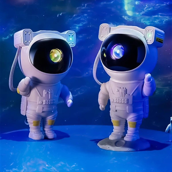 Astronaut Galaxy Light Projector, Space Buddy Projector Night Light for Bedroom with Remote Control and Timer, Astro Alan Star Ceiling Projector for Kids Adults