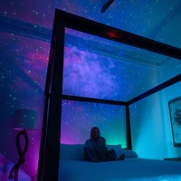 Astronaut Galaxy Light Projector, Space Buddy Projector Night Light for Bedroom with Remote Control and Timer, Astro Alan Star Ceiling Projector for Kids Adults