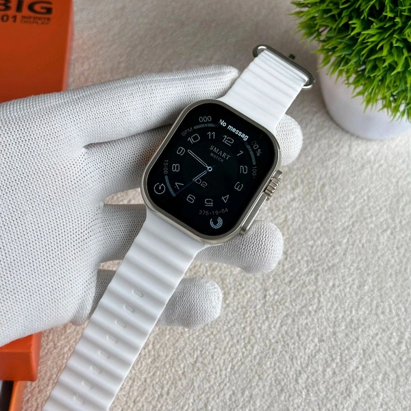 7 In 1 Ultra Smartwatch Combo Offer | Best Gift Box Packing With 7 Awesome Quality Straps With Watch - SRB3