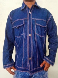Denim - Navy Blue, Xl