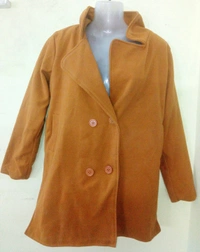 Woolen Coat  - Xl, Brown