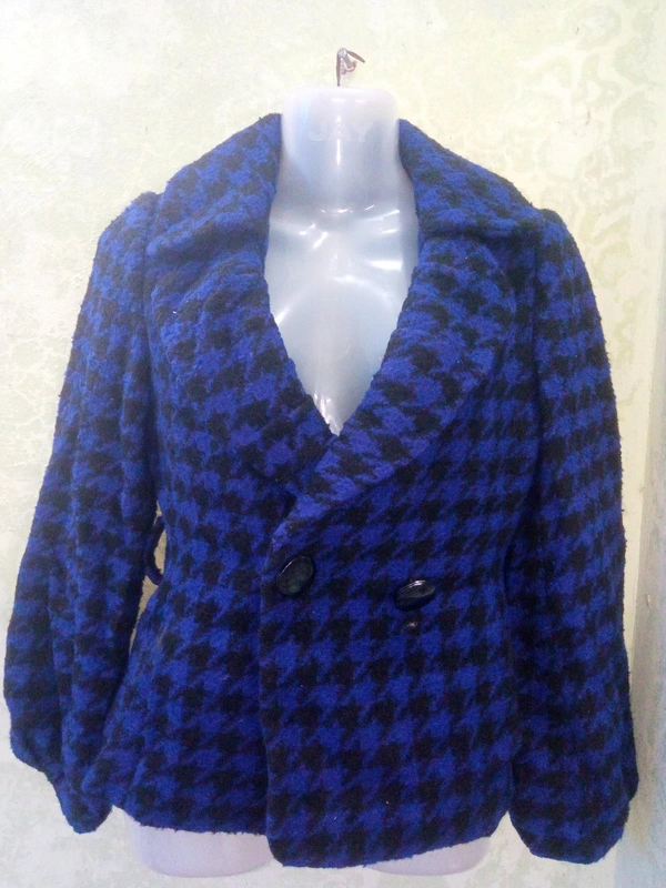 Woolen Coat X1 - Blue, L