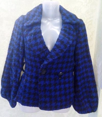 Woolen Coat X1 - Blue, L