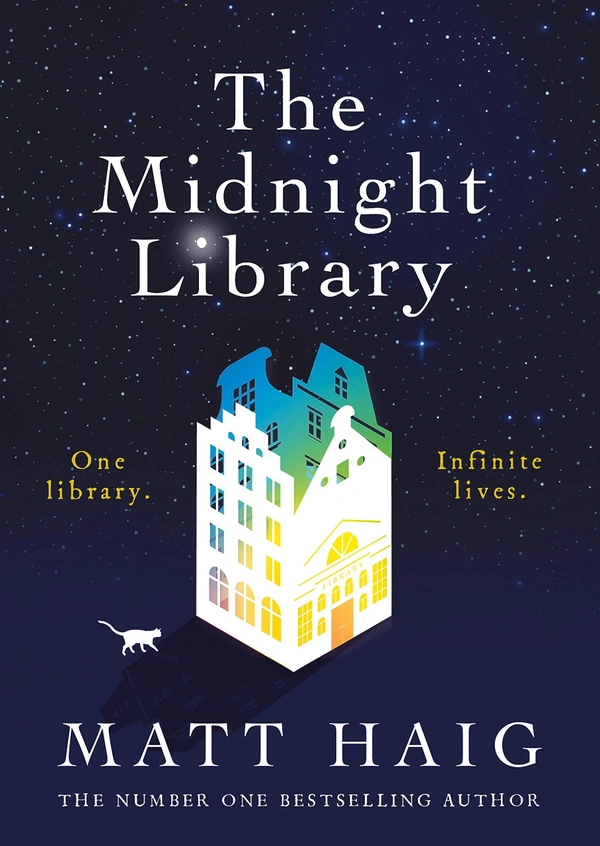 The Midnight Library - 15.4 x 2.3 x 21.5 cm, Matt Haig, 304 Paperback