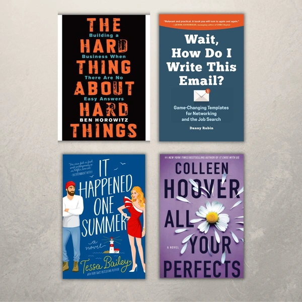4 Books Set - SELF HELP, ROMANCE - Various Author, 350 to 600 Paperback