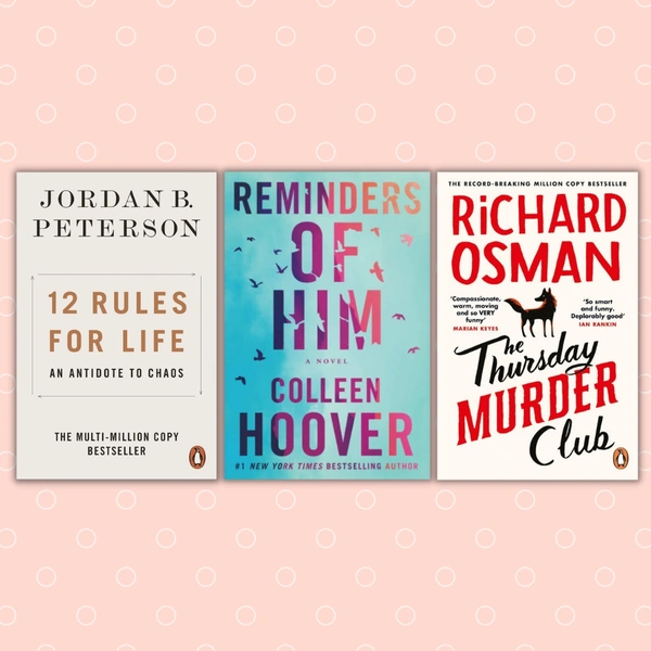 3 Books Set - SELF HELP, THRILLER, ROMANCE - Various Authors, 350 to 450 Paperback