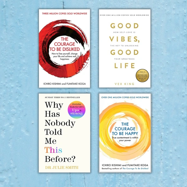 4 Books Set - SELF HELP - Author, 300 to 600