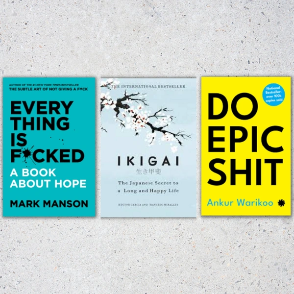 3 Books Set - SELF HELP - Various Authors, 300 to 500
