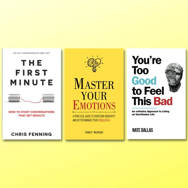 3 Books Set - SELF HELP - Various Authors, 400 to 600 Paperback