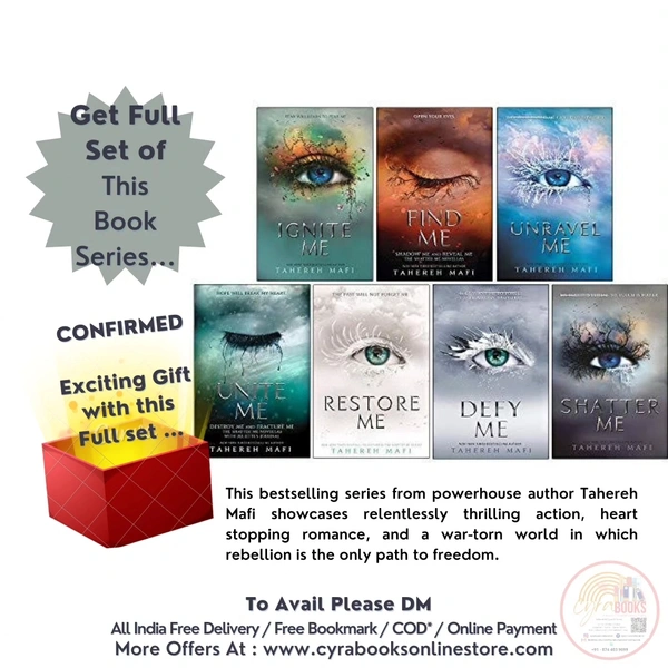 SHATTER ME Series 9 Books Set - Tahereh Mafi, 2000+ Paperback