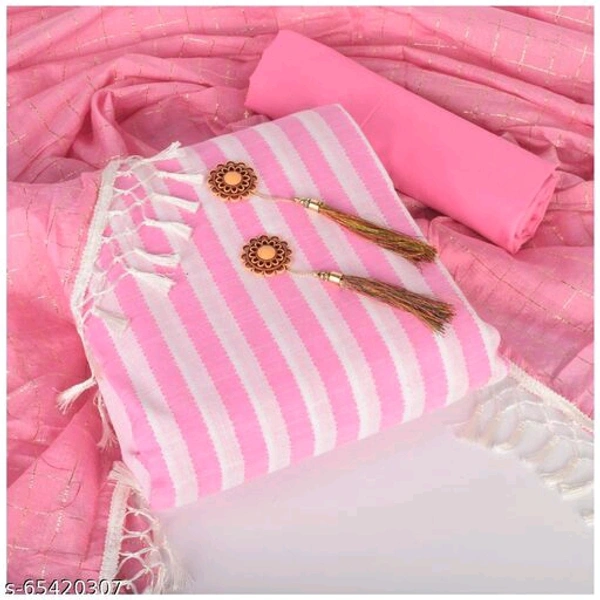 Dress Material - Light Pinkk Party Cotton Unstitched Dress Material With Dupatta  FANCYNINEName: Dress Material - Light Pinkk Party Cotton Unstitched Dress Material With Dupatta UPTO XXXL By FANCYNINETop Fabric: Cotton + Top Length: 2 MetersBottom Fabric: Cotton + Bottom Length: 2 MetersDupatta Fabric: Cotton + Dupatta Length: 2.1 Met - Un Stitched, Pink