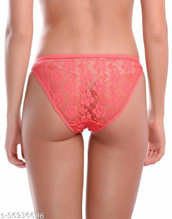 MADAM Women's and Girls Low Waist Full Net Sexy Bikini Panty (pack of 3)Name: MADAM Women's and Girls Low Waist Full Net Sexy Bikini Panty (pack of 3)Fabric: Lace - L