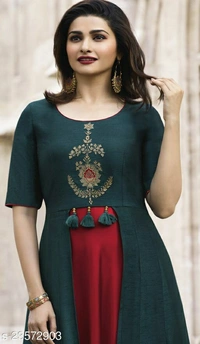 KURTA RAYON STARIGHT Name: KURTA RAYON STARIGHT Fabric: RayonSleeve Length: Short Sleeves - Kurta Rayon, L