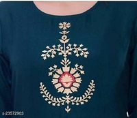 KURTA RAYON STARIGHT Name: KURTA RAYON STARIGHT Fabric: RayonSleeve Length: Short Sleeves - Kurta Rayon, XXL 