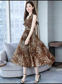  Classy Graceful Women Dresses - Brown, S