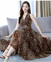  Classy Graceful Women Dresses - Brown, S