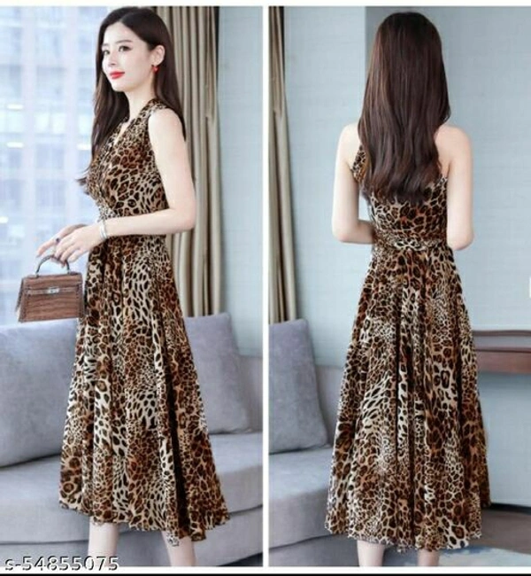  Classy Graceful Women Dresses - Brown, XL 