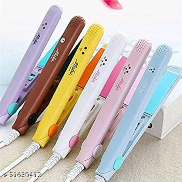  Women Beauty Mini Professional Hair Straighteners Flat Iron (2 Pcs)Name: Women Beauty Mini Professional Hair Straighteners Flat Iron (2 Pcs)Product Name: Women Beauty Mini Professional Hair Straighteners Flat Iron (2 Pcs) - Multicolored , Free Size