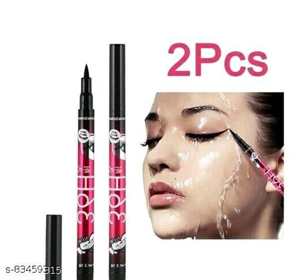36H Precision Liquid Waterproof Lash Eyeliner Pencil (Black) Pack Of 2 - Black , Free Size