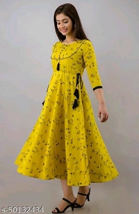 Chitrarekha Superior Kurtis - Yellow , XXXL 