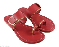 Attractive women Flats - RED, IND-4