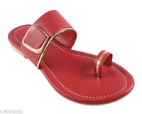 Attractive women Flats - RED, IND-8