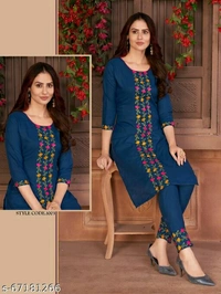 Kurta Sets - Black , S
