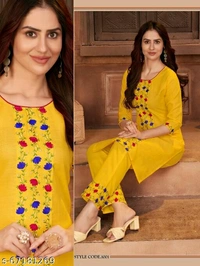 Kurta Sets - Black , S