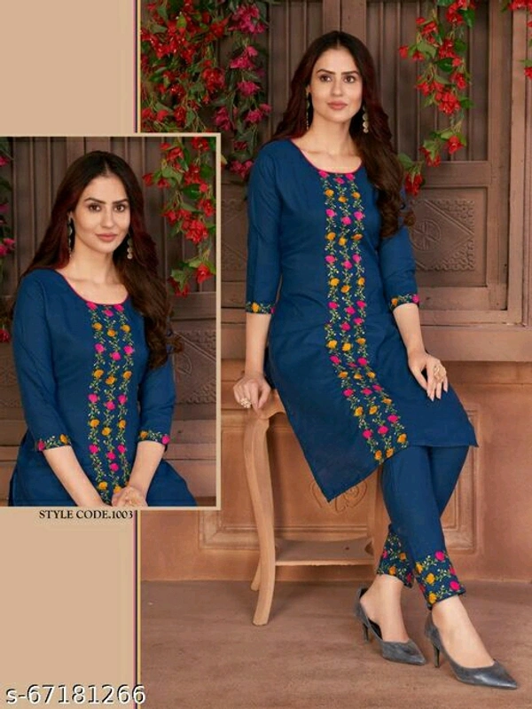 Kurta Sets - Dark Blue  , XXL