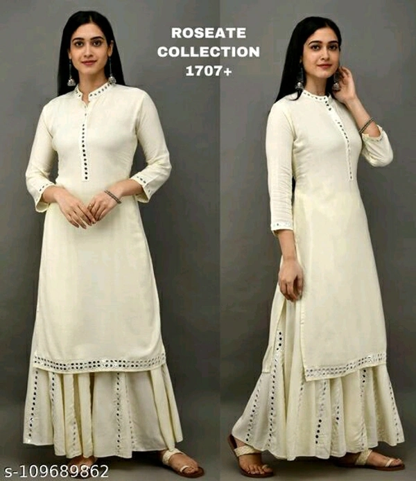 Attractive Kurta Sets - White, M