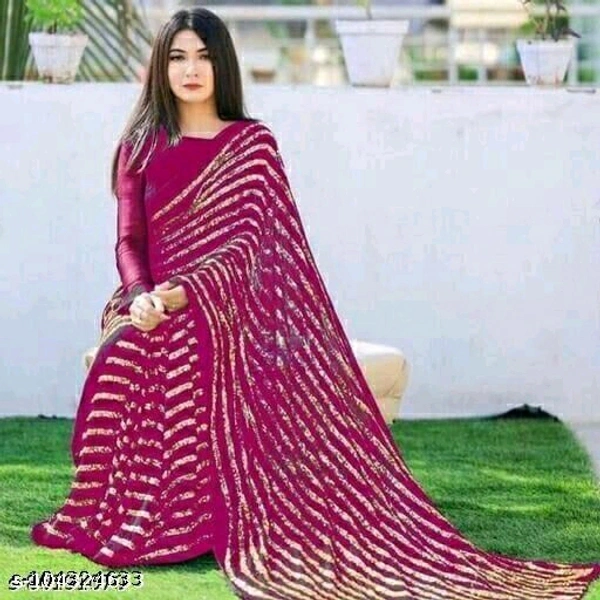 Aagam Alluring Sarees - Pink, Free Size