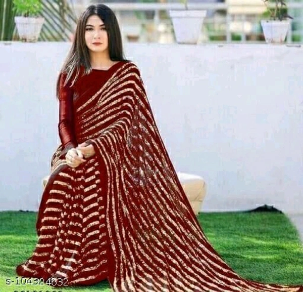 Aagam Alluring Sarees - Red , Free Size