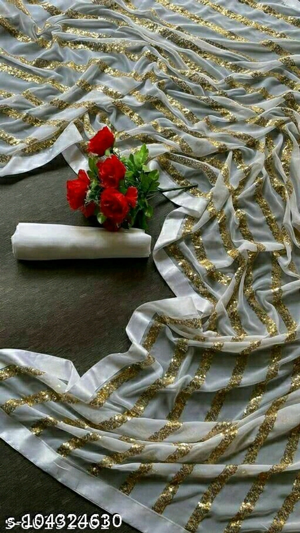 Aagam Alluring Sarees - white, Free Size