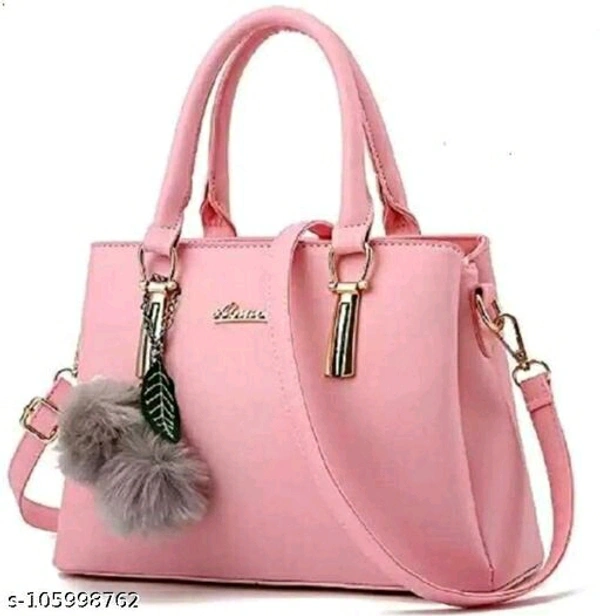 Voguish Attractive Women Handbags Handbag for Women and Girls casual Shoulder Bag Purse New latest Design Handbags - pink, Free Size