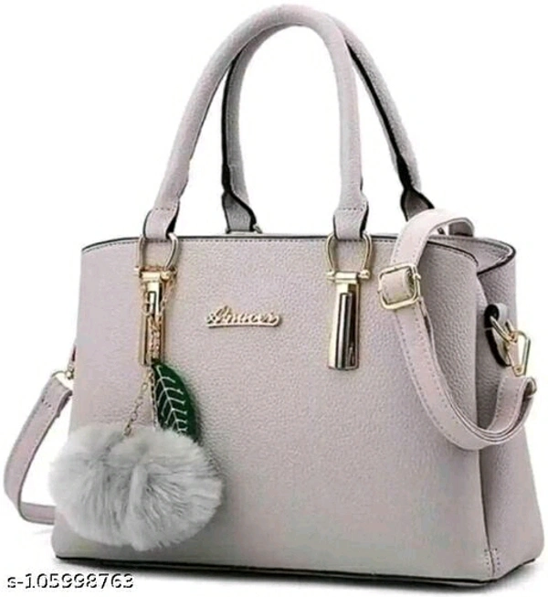 Voguish Attractive Women Handbags Handbag for Women and Girls casual Shoulder Bag Purse New latest Design Handbags - grey, Free Size