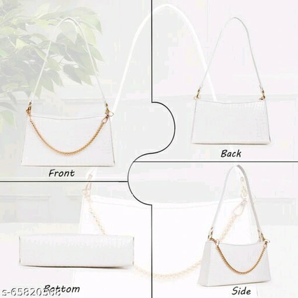 Casual Trendy Travel Bags - White, Free Size