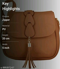 Trendy Versatile Women's Slingbags - orange, Free Size