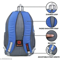 HEART CHOICE Casual Waterproof Laptop Backpack/ Office Bag/ School Bag/ College Bag For Men & Women (Grey N Blue ) Name: HEART CHOICE Casual Waterproof Laptop Backpack/ Office Bag/ School Bag/ College Bag For Men & Women - BLUE, Free Size