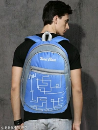 HEART CHOICE Casual Waterproof Laptop Backpack/ Office Bag/ School Bag/ College Bag For Men & Women (Grey N Blue ) Name: HEART CHOICE Casual Waterproof Laptop Backpack/ Office Bag/ School Bag/ College Bag For Men & Women - BLUE, Free Size