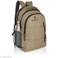 35 L Casual Waterproof Laptop Bag/Backpack for Men Women Boys Girls/Office School College Teens & Students (18 Inch) - Badaami Color, Free Size