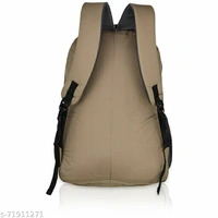 35 L Casual Waterproof Laptop Bag/Backpack for Men Women Boys Girls/Office School College Teens & Students (18 Inch) - Badaami Color, Free Size
