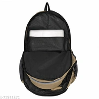 35 L Casual Waterproof Laptop Bag/Backpack for Men Women Boys Girls/Office School College Teens & Students (18 Inch) - Badaami Color, Free Size