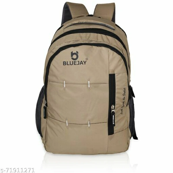 35 L Casual Waterproof Laptop Bag/Backpack for Men Women Boys Girls/Office School College Teens & Students (18 Inch) - Badaami Color, Free Size